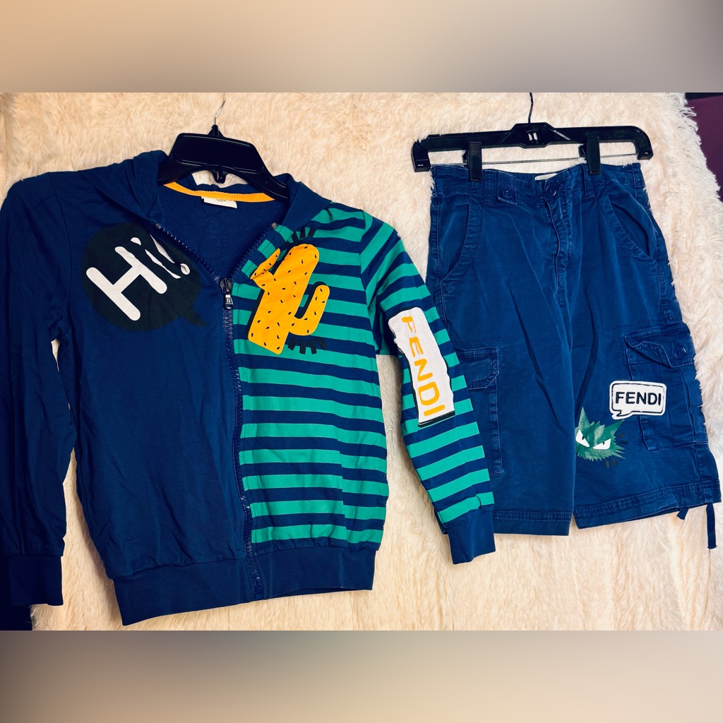 Rich Kid Influencer Bundle Authentic Fendi Kids Set (Size 10)